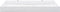 vidaXL - Wastafel - 120x46x11 - cm - mineraal - gegoten/marmer - gegoten - wit