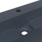 vidaXL - Wastafel - 120x46x11 - cm - mineraal - gegoten/marmer - gegoten - antraciet