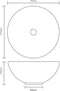 vidaXL - Wastafel - 32,5x14 - cm - keramiek - goudkleurig