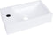 vidaXL - Wastafel - 400x220x90 - mm - SMC - wit