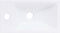 vidaXL - Wastafel - 400x220x90 - mm - SMC - wit