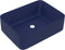 vidaXL - Wastafel - 41x30x12 - cm - keramiek - mat - donkerblauw