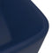 vidaXL - Wastafel - 41x30x12 - cm - keramiek - mat - donkerblauw