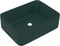 vidaXL - Wastafel - 41x30x12 - cm - keramiek - mat - donkergroen