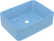 vidaXL - Wastafel - 41x30x12 - cm - keramiek - mat - lichtblauw