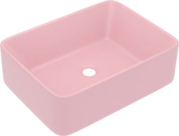 vidaXL - Wastafel - 41x30x12 - cm - keramiek - matroze