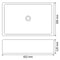 vidaXL - Wastafel - 41x30x12 - cm - keramiek - zilverkleurig