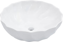 vidaXL - Wastafel - 46x17 - cm - keramiek - wit