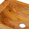 vidaXL - Wastafel - 50x35x10 - cm - massief - teakhout