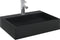 vidaXL - Wastafel - 50x38x11 - cm - gegoten - mineraal/marmer - matzwart