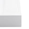 vidaXL - Wastafel - 50x50x12,3 - cm - mineraal - gegoten/marmer - gegoten - wit