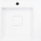 vidaXL - Wastafel - 50x50x12,3 - cm - mineraal - gegoten/marmer - gegoten - wit