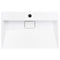 vidaXL - Wastafel - 60x38x11 - cm - mineraal - gegoten/marmer - gegoten - wit
