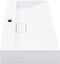 vidaXL - Wastafel - 60x38x11 - cm - mineraal - gegoten/marmer - gegoten - wit