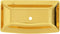 vidaXL - Wastafel - 71x38x13,5 - cm - keramiek - goudkleurig