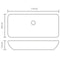 vidaXL - Wastafel - 71x38x13,5 - cm - keramiek - goudkleurig
