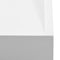 vidaXL - Wastafel - 80x46x11 - cm - mineraal - gegoten/marmer - gegoten - wit