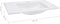 vidaXL - Wastafel - inbouw - 800x460x130 - mm - SMC - wit