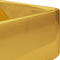 vidaXL - Wastafel - met - kraangat - 48x37x13,5 - cm - keramiek - goudkleurig