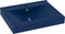 vidaXL - Wastafel - met - kraangat - 60x46 - cm - keramiek - mat - donkerblauw