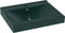 vidaXL - Wastafel - met - kraangat - 60x46 - cm - keramiek - mat - donkergroen