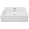 vidaXL - Wastafel - met - kraangat - wit - 51,5x38,5x15 - cm - keramiek