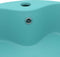 vidaXL - Wastafel - met - overloop - 36x13 - cm - keramiek - mat - lichtgroen