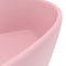 vidaXL - Wastafel - met - overloop - 36x13 - cm - keramiek - matroze