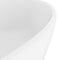 vidaXL - Wastafel - met - overloop - 36x13 - cm - keramiek - matwit