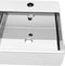vidaXL - Wastafel - met - overloop - 41x41x15 - cm - keramiek - zilverkleurig