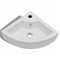 vidaXL - Wastafel - met - overloop - 45x32x12,5 - cm - wit