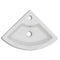 vidaXL - Wastafel - met - overloop - 45x32x12,5 - cm - wit