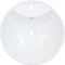 vidaXL - Wastafel - met - overloop - 46,5x18 - cm - keramiek - wit