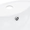 vidaXL - Wastafel - met - overloop - 46,5x18 - cm - keramiek - wit