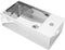 vidaXL - Wastafel - met - overloop - 49x25x15 - cm - keramiek - zilverkleurig