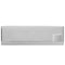 vidaXL - Wastafel - met - overloop - 49x25x15 - cm - keramiek - zilverkleurig