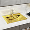 vidaXL - Wastafel - met - overloop - 60x46x16 - cm - keramiek - goudkleurig