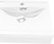 vidaXL - Wastafel - met - overloop - 60x46x16 - cm - keramiek - zilverkleurig