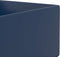 vidaXL - Wastafel - met - overloop - keramiek - donkerblauw