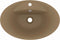 vidaXL - Wastafel - met - overloop - ovaal - 58,5x39 - cm - keramiek - matcrème