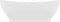 vidaXL - Wastafel - met - overloop - ovaal - 58,5x39 - cm - keramiek - matwit