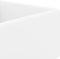 vidaXL - Wastafel - met - overloop - vierkant - 41x41 - cm - keramiek - matwit