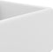 vidaXL - Wastafel - met - overloop - vierkant - 41x41 - cm - keramiek - matwit
