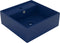 vidaXL - Wastafel - met - overloop - vierkant - 41x41 - cm - keramiek - matwit