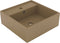 vidaXL - Wastafel - met - overloop - vierkant - 41x41 - cm - keramiek - matwit