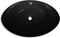 vidaXL - Wastafel - met - overloop - zwart - ovaal - keramiek - 59 - x - 38,5 - cm