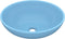 vidaXL - Wastafel - ovaal - 40x33 - cm - keramiek - mat - lichtblauw
