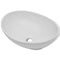vidaXL - Wastafel - ovaal - 40x33 - cm - keramiek - wit
