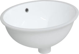 vidaXL - Wastafel - ovaal - 43x35x19 - cm - keramiek - wit