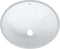 vidaXL - Wastafel - ovaal - 43x35x19 - cm - keramiek - wit